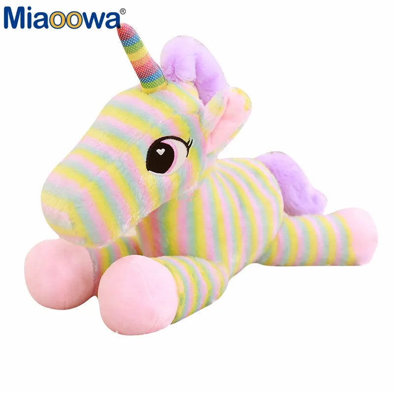 

1pc 30cm Kawaii Rainbow Unicorn Plush Toys Cute Animal Stuffed Soft Pillow Baby Kids Toys Doll for Girl Birthday Christmas Gifts
