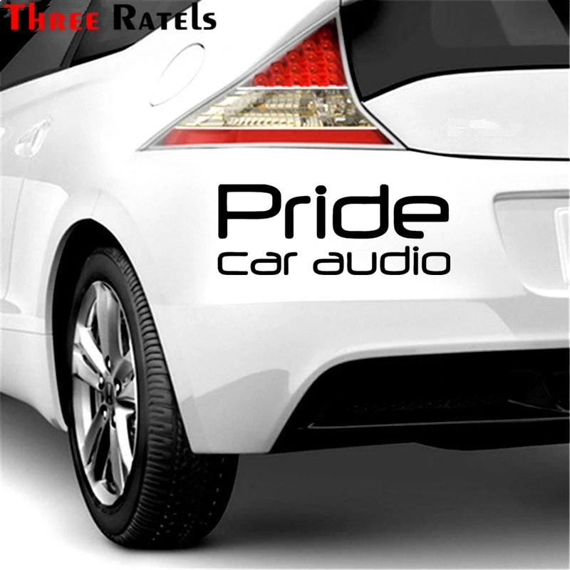 Three Ratels TZ-1049 9.6*24.5см 1-4шт прикольные виниловые наклейки на авто pride car audio наклейки на машину наклейка для авто