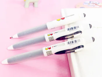 

12PCS/BOX gel pen 0.5mm black office signing pen for girls office stationery gift