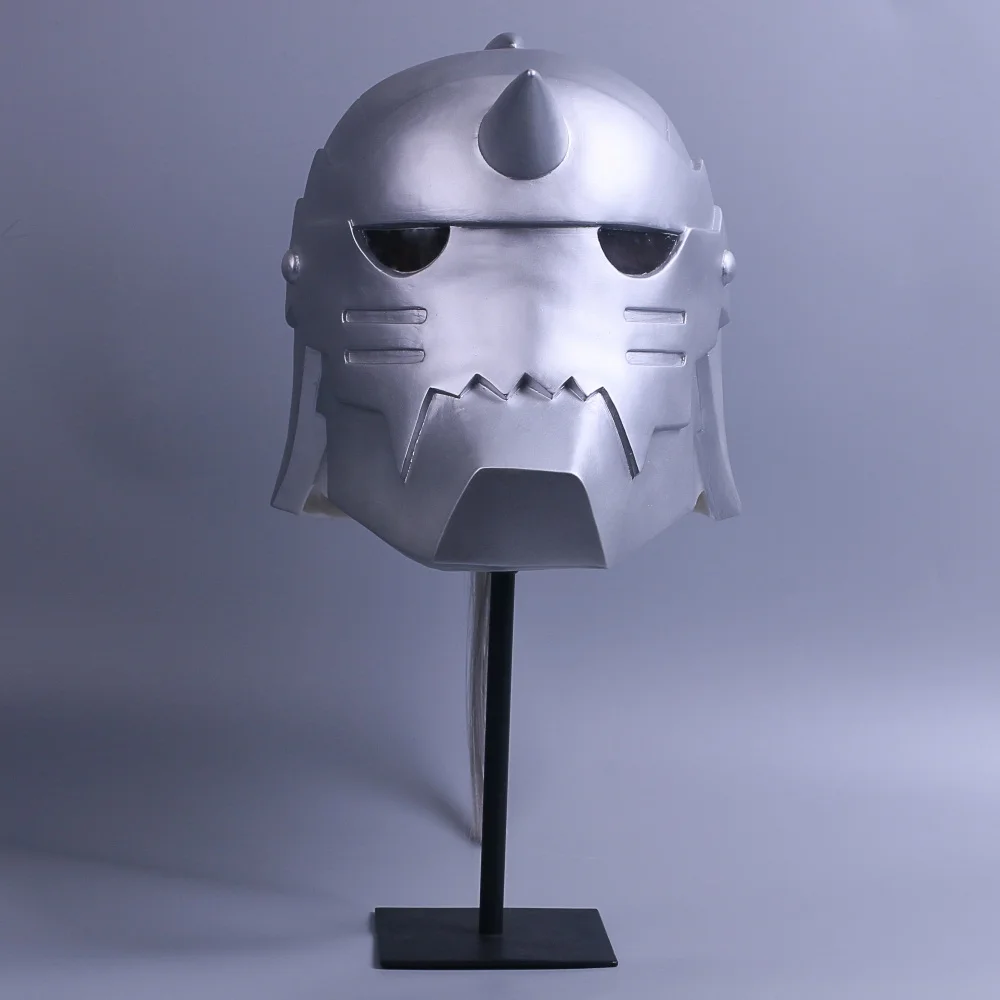2017 Fullmetal Alchemist Mask Cosplay Alphonse Elric Helmet Halloween Mask PVC (2)