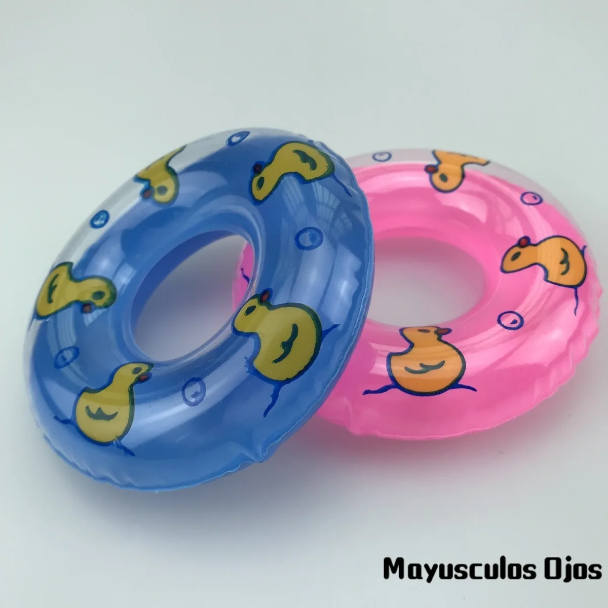 

ZH 1PC Children's Inflatable Bath Small Swimming Ring Toys Summer Small Yellow Duck Bathe Bathing Water Toys