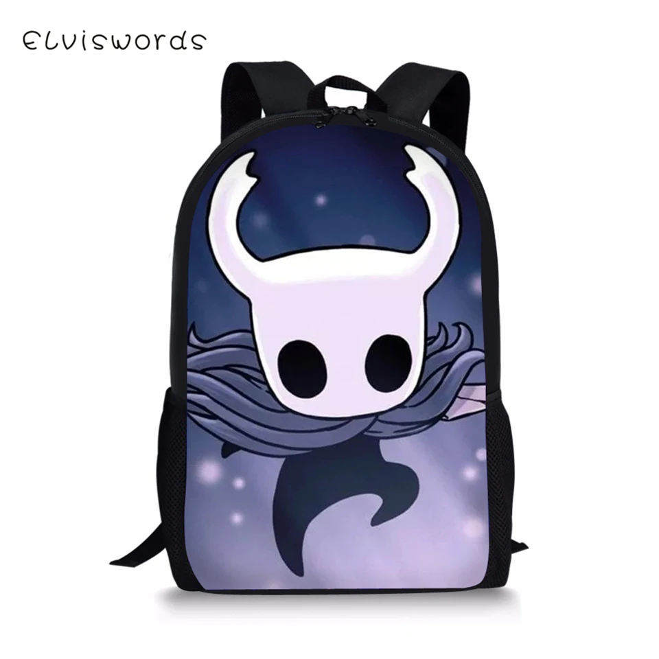 

ELVISWORDS Kids School Bags Hollow Night Prints Pattern Children's Cartoon Travel Backpack Cool School Toddler Backpack for Boys