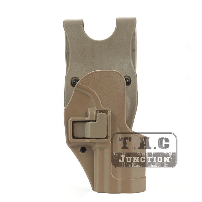 

Tactical Serpa CQC Concealment Quick Right Hand Pistol Gun Holster w/ Jacket Slot Duty Belt Loop for H&K USP Compact