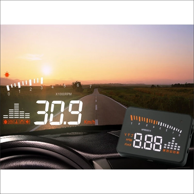 HUD Дисплей для Audi A6 S6 RS6 C6 C7 отражающий лобовое стекло Экран безопасного вождения