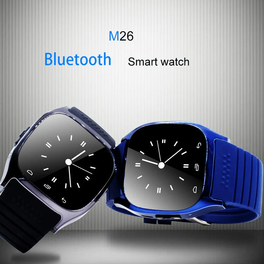 M26 Bluetooth Clock Smart Watches Android Wearable Devices Waterproof LED Display 32GB Memory For Android#C0 M26 Bluetooth Clock Smart Watches Android Wearable Devices Waterproof LED Display 32GB Memory For Android#C0