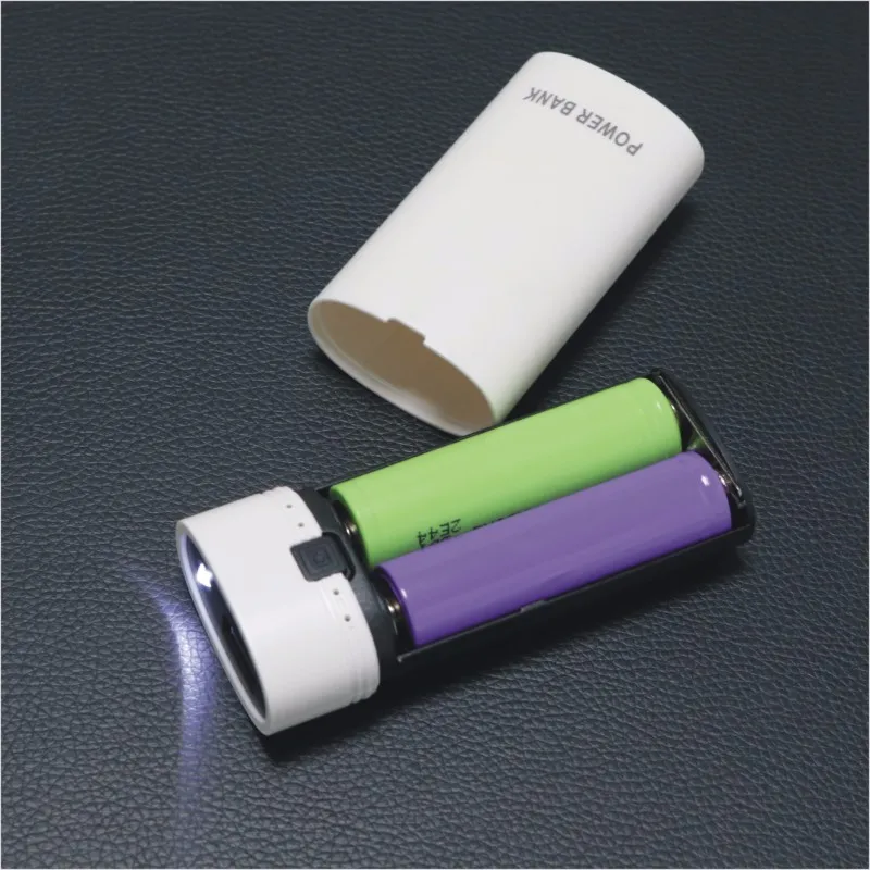 Evewher 18650 lion Batery 2 слота зарядное устройство коробка с светодиодный светильник power