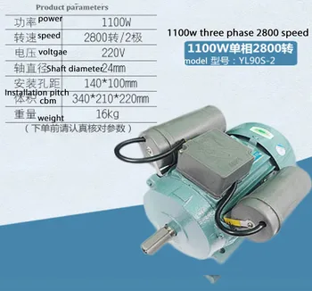 

1100w 220V Single Phase Copper Wire Motor 2800r/min