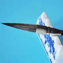 2 предмета/партия кисточка для китайской каллиграфии ласка медведь волосы рисунок кисть, акварельная кисть художественных стационарный подарок