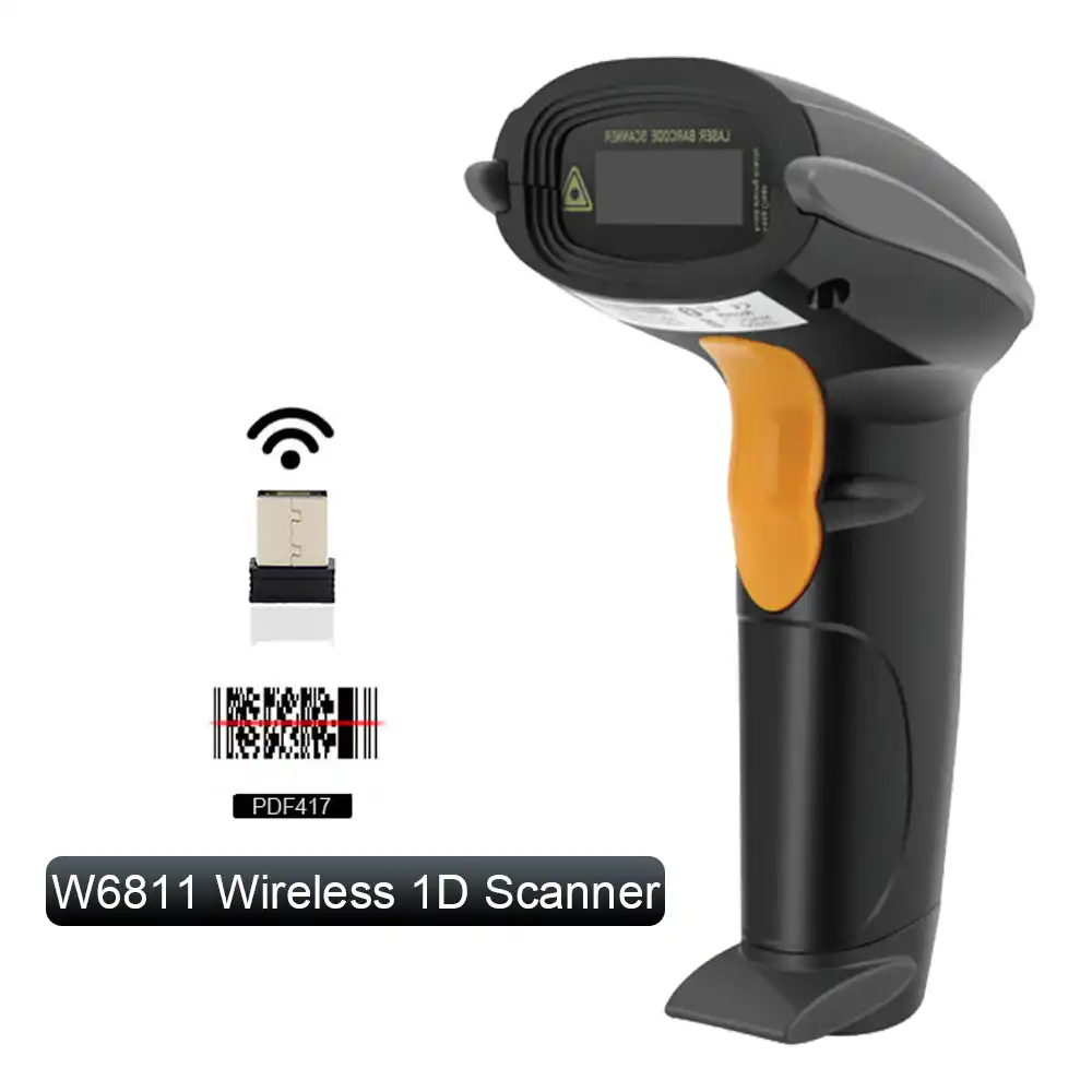 Yanzeo считыватель штрих кодов W6811 беспроводной 2,4G