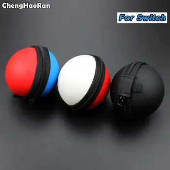 

ChengHaoRan Carrying Case Cover for Nintendo Switch Poke Ball Plus Controller Eevee Storage Bag EVA Protective Game Bag
