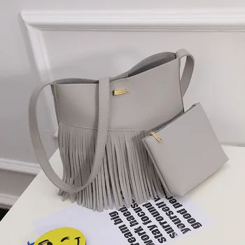 

031118 new hot female small tassel bag lady fashion shoulder bag