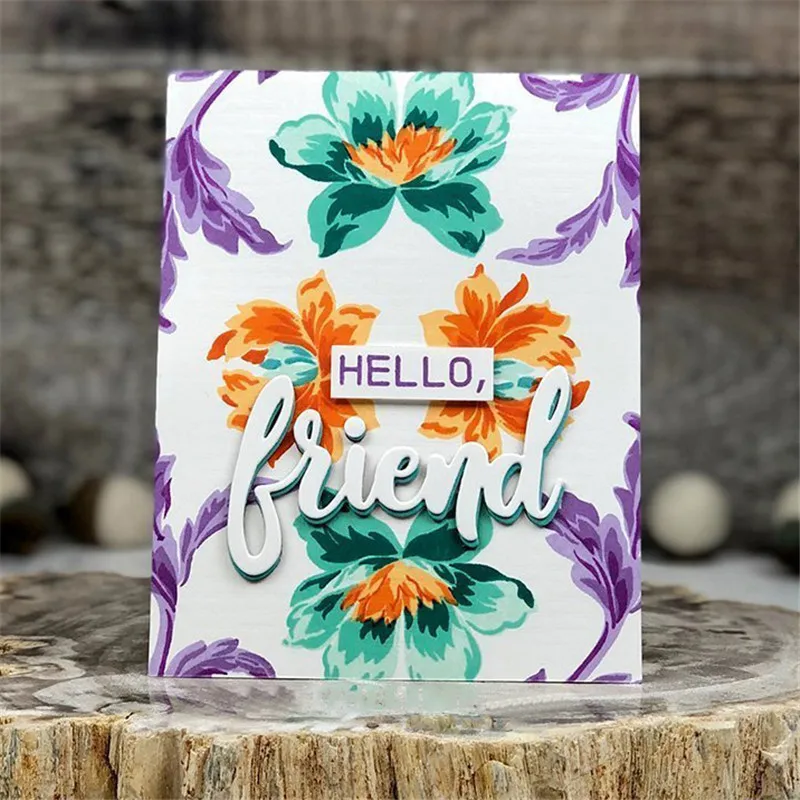 

GJCrafts Letter Metal Cutting Dies New 2019 for Craft Dies Scrapbooking Album Embossing Word Die Cut Card Making Decoration