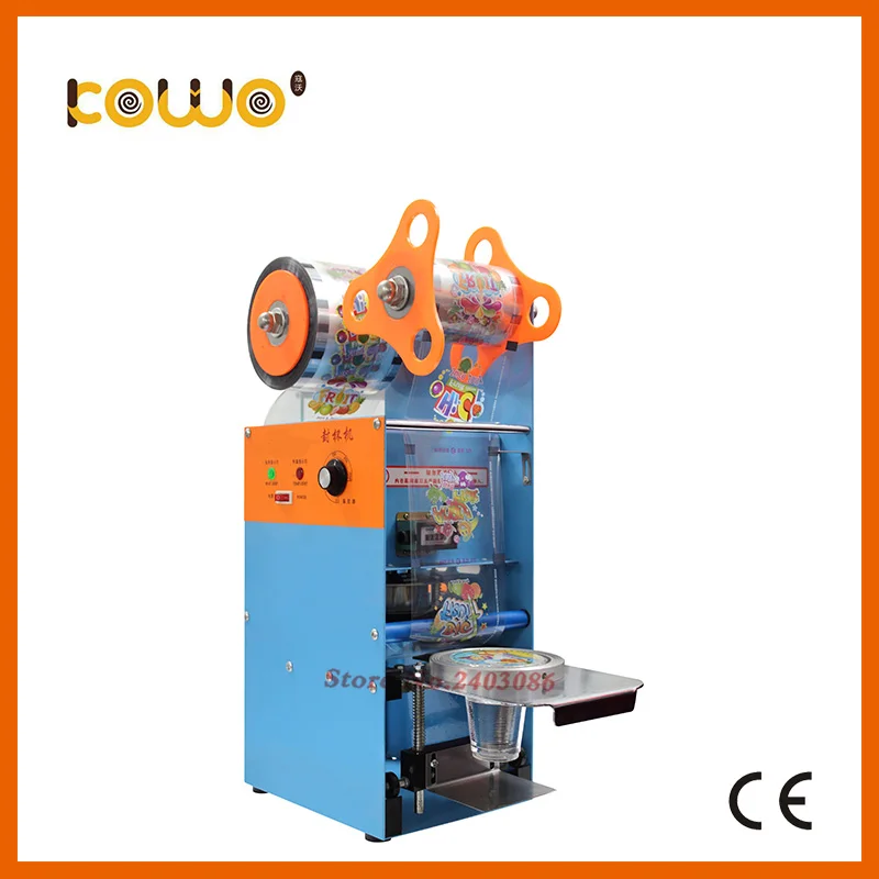 

ce RoHS plastic manual cup sealing machine electric 300-400 cups/hour cup sealer bubble tea sealing machine food processor
