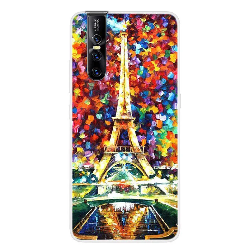 271895-VIVO V15 PRO 现代风软壳-花铁塔