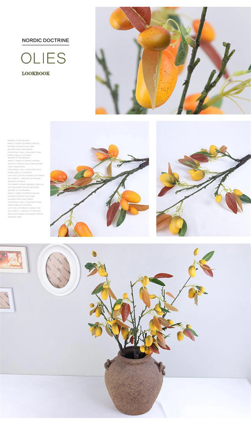 Flone Artificial Foam Silk Plant Bouquet High Quality Fake Flowers for Wedding Party Home Offic Garden Decoration Art Accessorie (6)