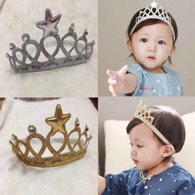 Лидер продаж; 1 шт.; модные милые очаровательные повязки на голову с короной принцессы для девочек; повязка на голову; Детские аксессуары для волос