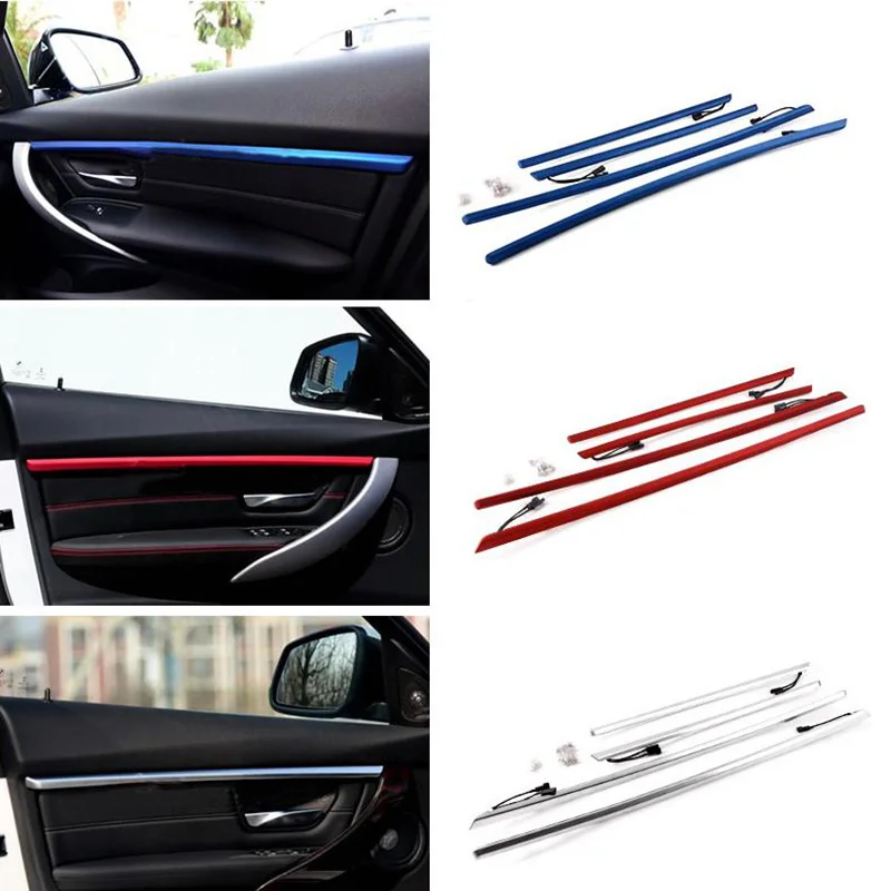 Автомобильный Стайлинг, светодиодный декоративный светильник, окружающий светильник s, внутренняя дверная панель, атмосферный светильник, обновленный для BMW F30/F35