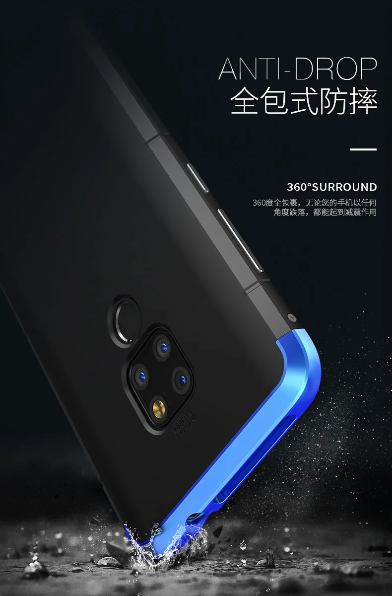 Bitingly металлический корпус для huawei mate 20 Pro алюминиевая рамка пластиковая задняя крышка Броня чехол для huawei mate 20Pro ударопрочный чехол