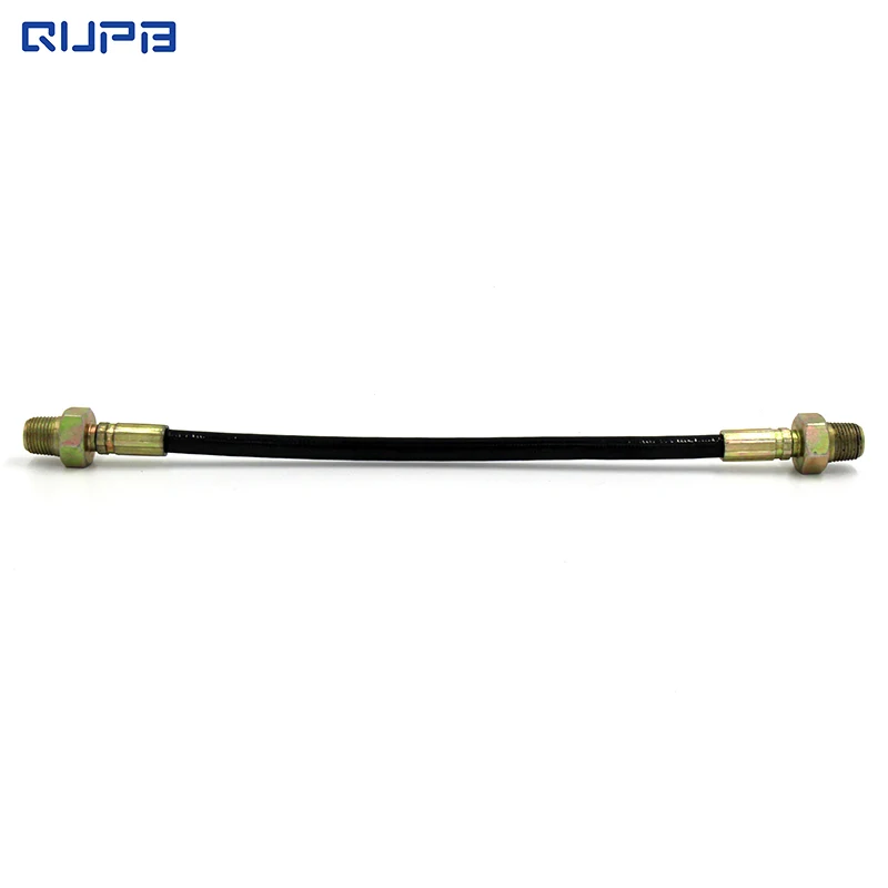 

QUPB Paintball Airsoft High Pressure Hose Nylon Line 21cm 1/8NPT Male Thread HNY001