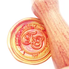 Именной вензель воск печать/Пользовательские Свадебные инициалы уплотнения/свадебные приглашения печать/на заказ Свадебная печать два инициала