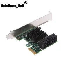 PCI-E PCI Express 1x до 4-Порты и разъёмы Sata 3,0 III 6G конвертер контроллера карты адаптер дропшиппинг
