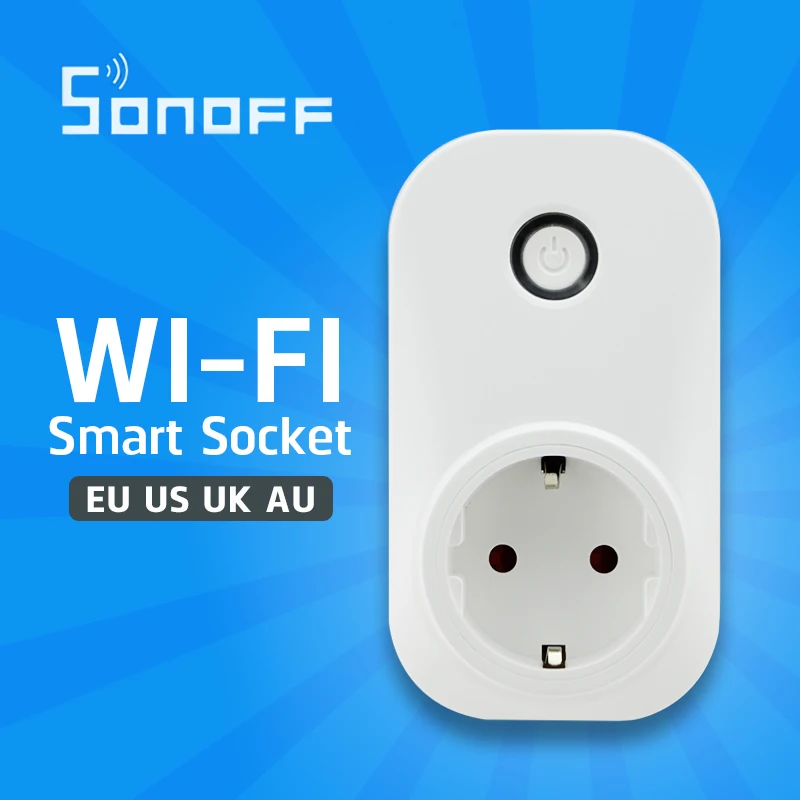 Sonoff wifi timer socket eu/US plug Adapter wireless smart