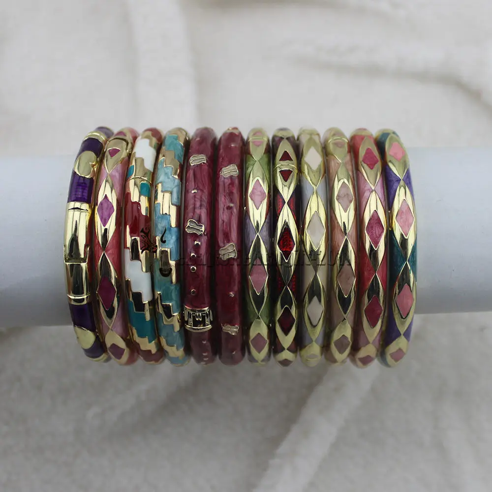 

Wholesale 10 PCS Stunning CHINESE Handmade Cloisonne Enamel Cuff Bracelet
