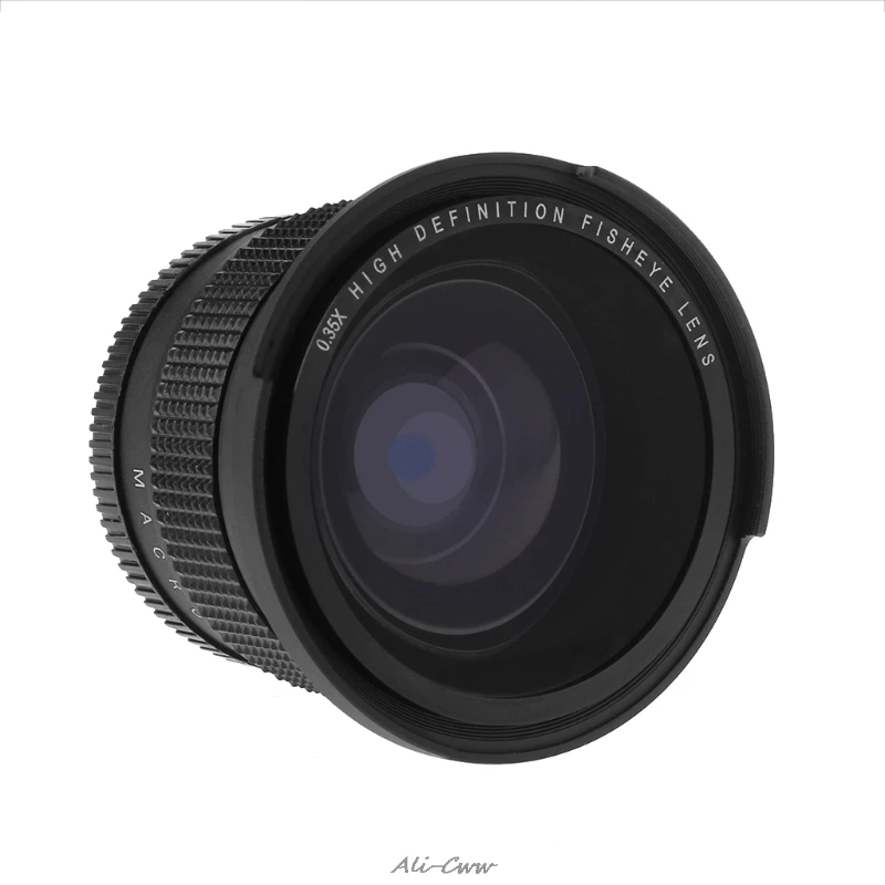 0,35x52/58 мм рыбий глаз Супер широкоугольный макрообъектив для Nikon D5200 D5200 D5100 sony DSLR
