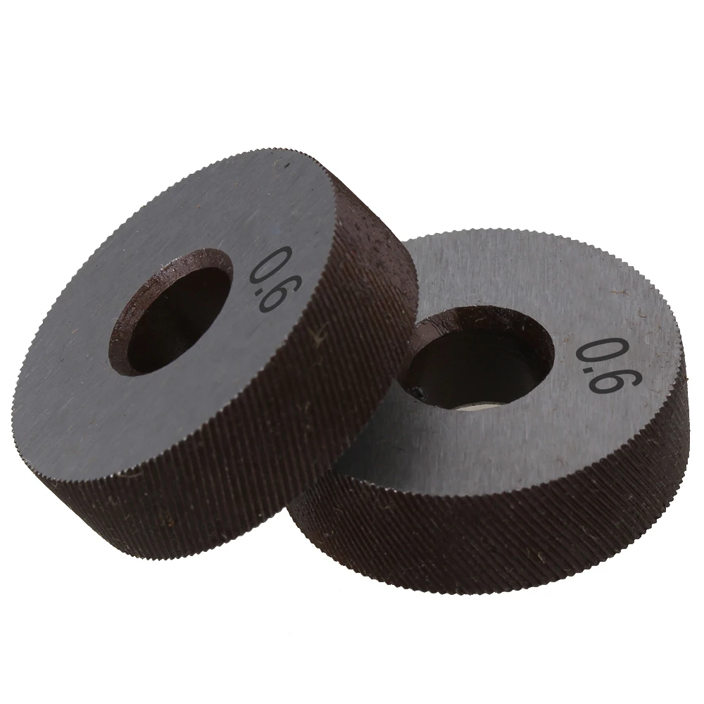 1 Pair 0.6mm Gear Hob Wheel Knurled Wheel Knife Textured Knurled Lathe Embossing wheel Machine Tools Accessories
