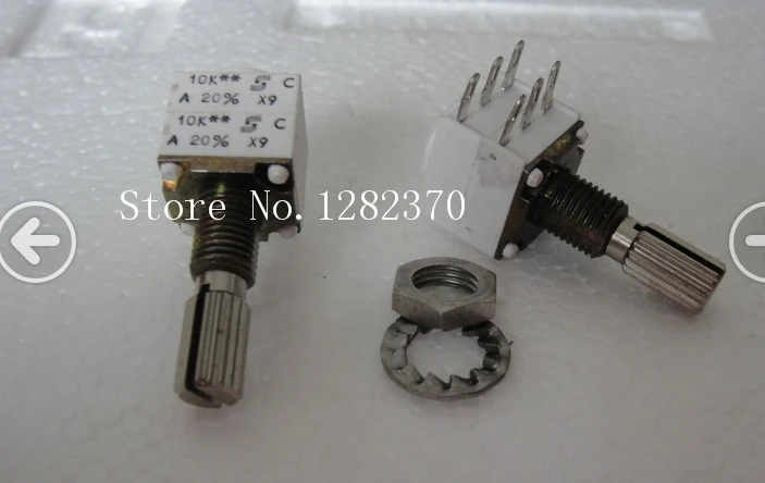 

[BELLA] Israel VISHAY 10KAX2 import volume potentiometer 20 Shank --5pcs/lot