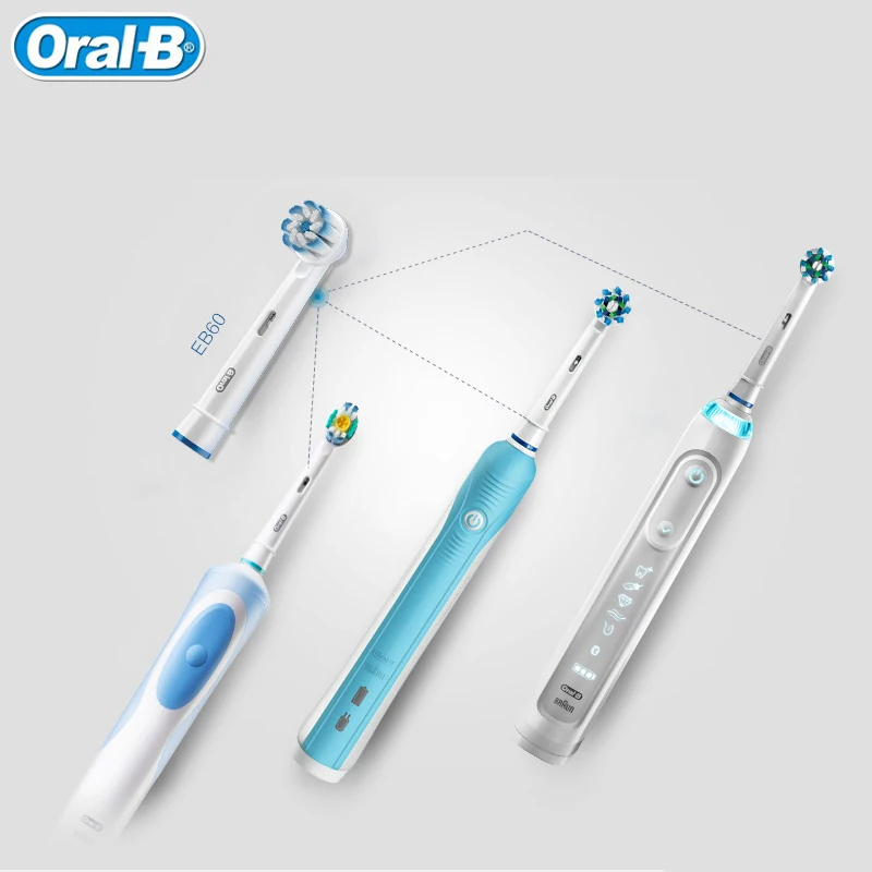 Ультратонкая Сменная головка для зубной щетки Oral B EB60|Насадки зубных щеток| |