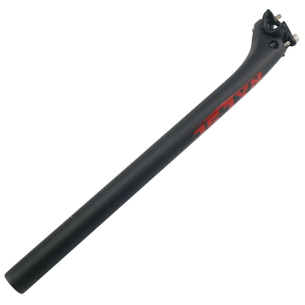 RXL SL Bicycle Seat Post Carbon MTB Matte 3K 27.230.831.6mm Offset BlackRed Lightweight Road Bike Seatpost 350400mm  (5)