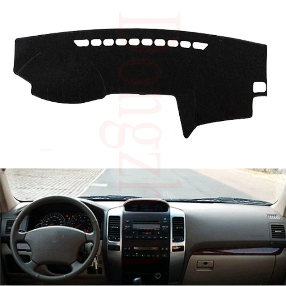 

Dongzhen Car Dashboard Mats Cover Fit For Toyota Prado 2004-2006 Avoid Light Pad Instrument Platform Dash Board Carpet Cover Mat