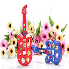 Детская Милая электронная гитара рифма развивающая музыка игрушка со звуком детский подарок музыкальный инструмент игрушка