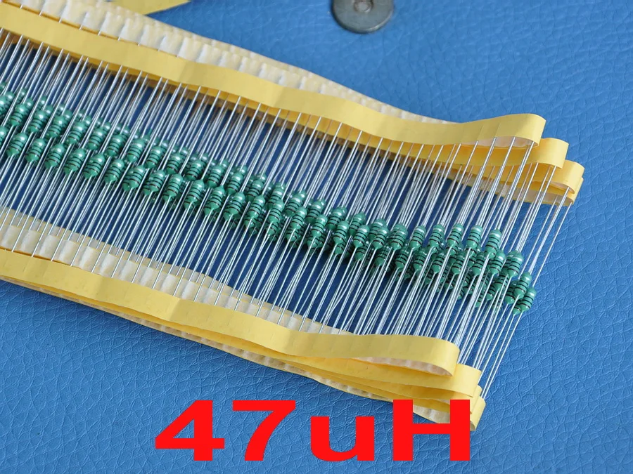 

( 3000 pcs/lot) 47uH Axial Color Ring Fixed Inductor, 0307, 1/4W