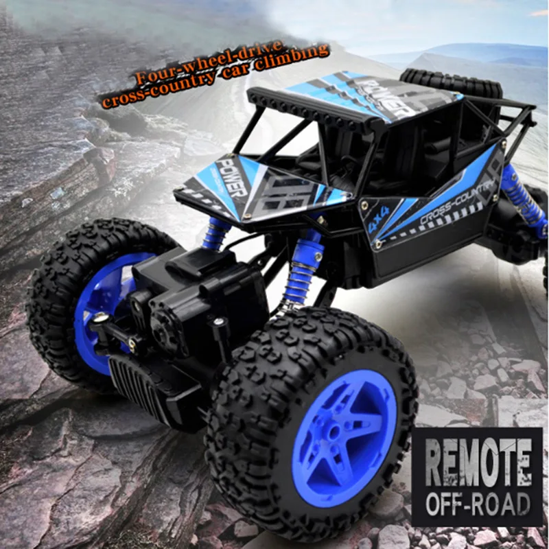 RC автомобиль 1/18 4WD Rock Crawlers 4x4 вождение автомобиля двойные двигатели привод пульт