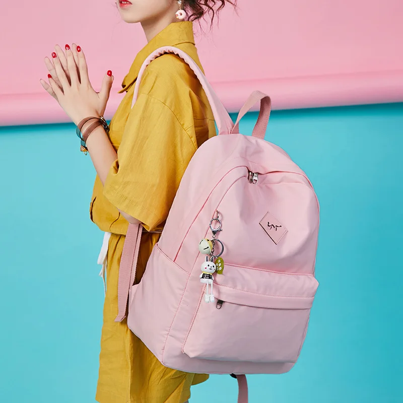 WINNER женский рюкзак для ноутбука с usb зарядкой для девочек-подростков, школьная сумка с подвеской в виде животного, женские рюкзаки с принтом, Zaino