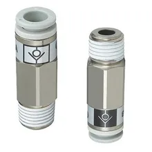 SMC тип фитинги AKH06A-02S O.D 6 мм резьба Rc 1/4 наружная резьба прямой тип обратного клапана одно касание фитинги с медью