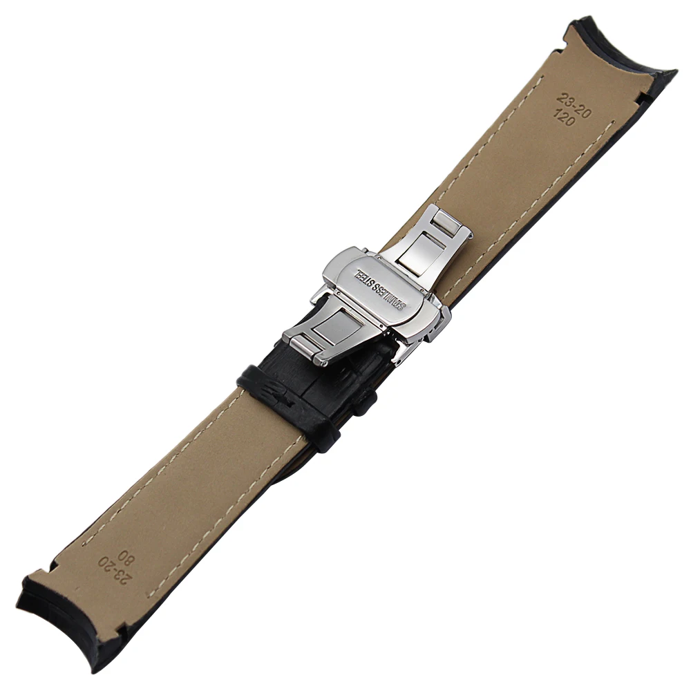 Ремешок из натуральной телячьей кожи для часов Tissot 1853 T035 ремешок с пряжкой Buterfly