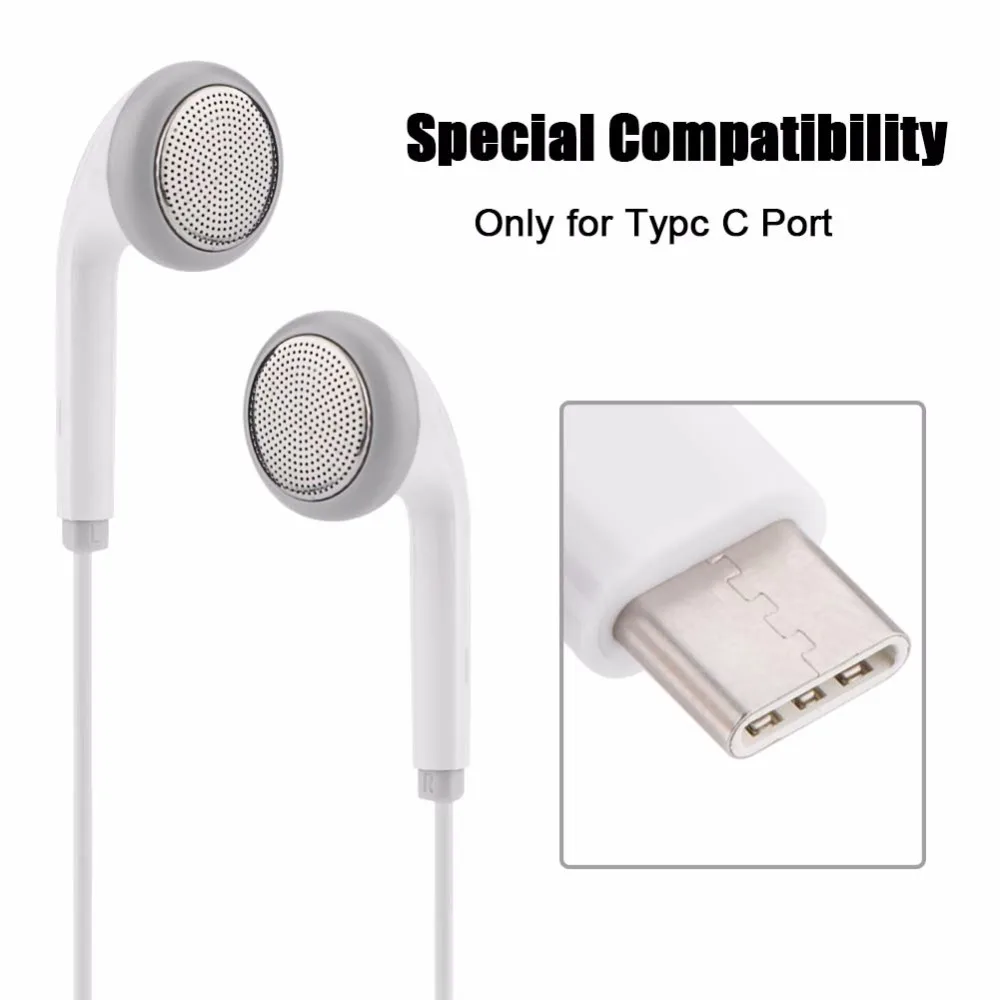 usb c headphones with microphone