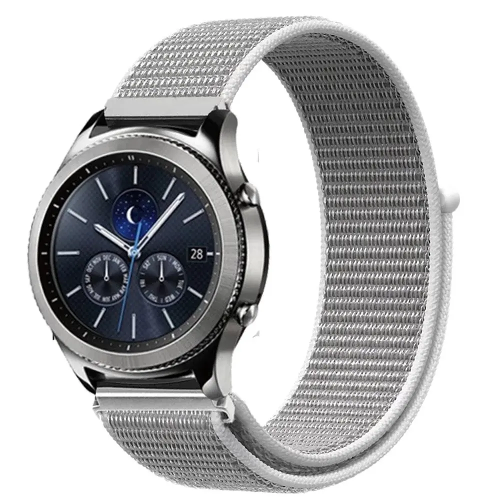 Хохлатая Шестерня s3 Frontier ремешок для samsung Galaxy watch 46 мм ремешок 22 мм ремешок для часов correa S 3 браслет amazfit huawei ремешок для часов - Цвет ремешка: Seashell