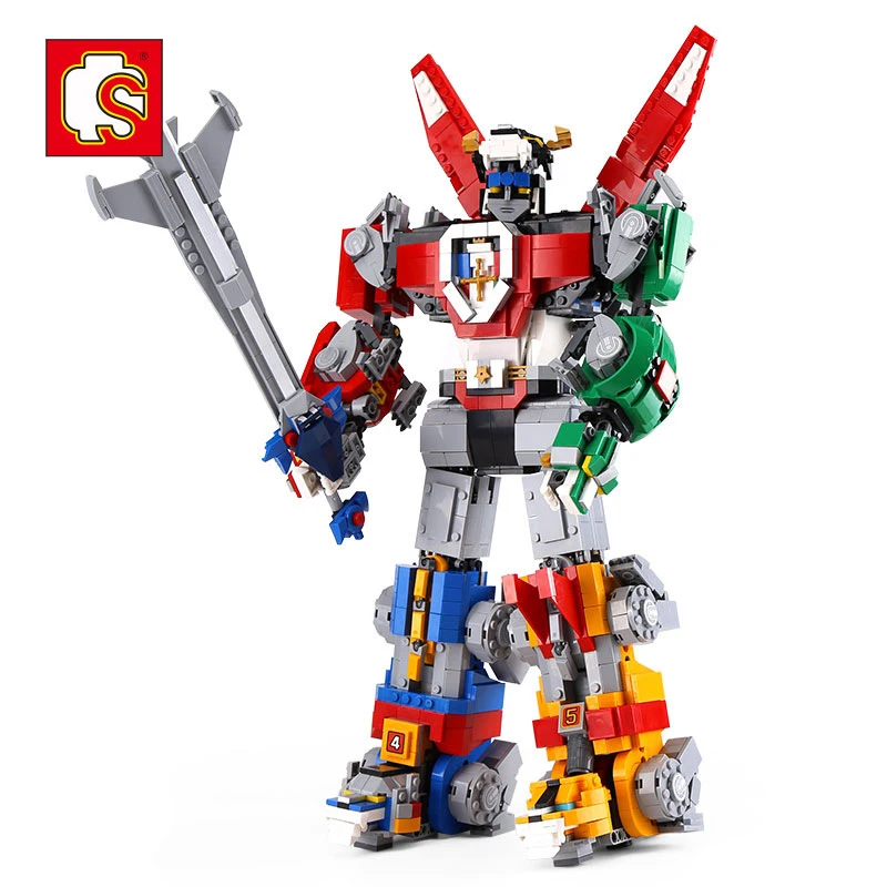 

Sembo SY1130 Voltron Puzzle Building Stack micro Blocks Compatible with Legolity 21311 Toys for Children Christmas 2321pcs