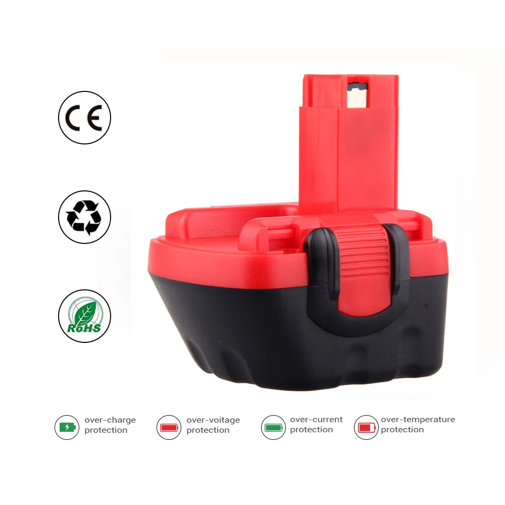 

12v 3000mAh Ni-MH Replacement Power Tool Battery for Bosch 12V Drill GSR 12 VE-2,GSB 12 VE-2,PSB 12 VE-2, BAT043 BAT045 BTA120