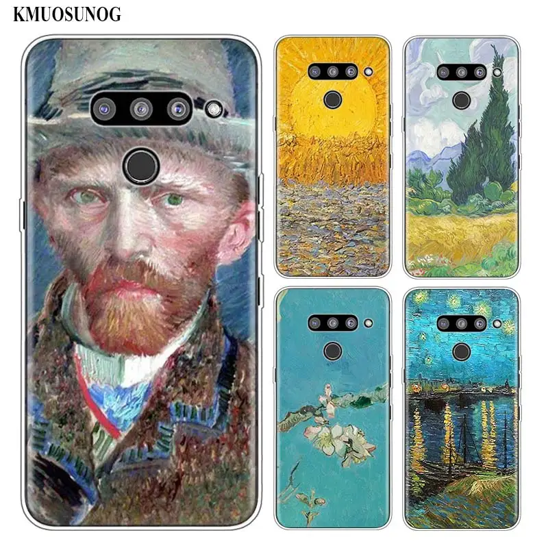 

Silicone Soft Phone Case Vincent Van Gogh for LG K50 K40 Q8 Q7 Q6 V50 V40 V30 V20 G8 G7 G6 G5 ThinQ Mini Cover