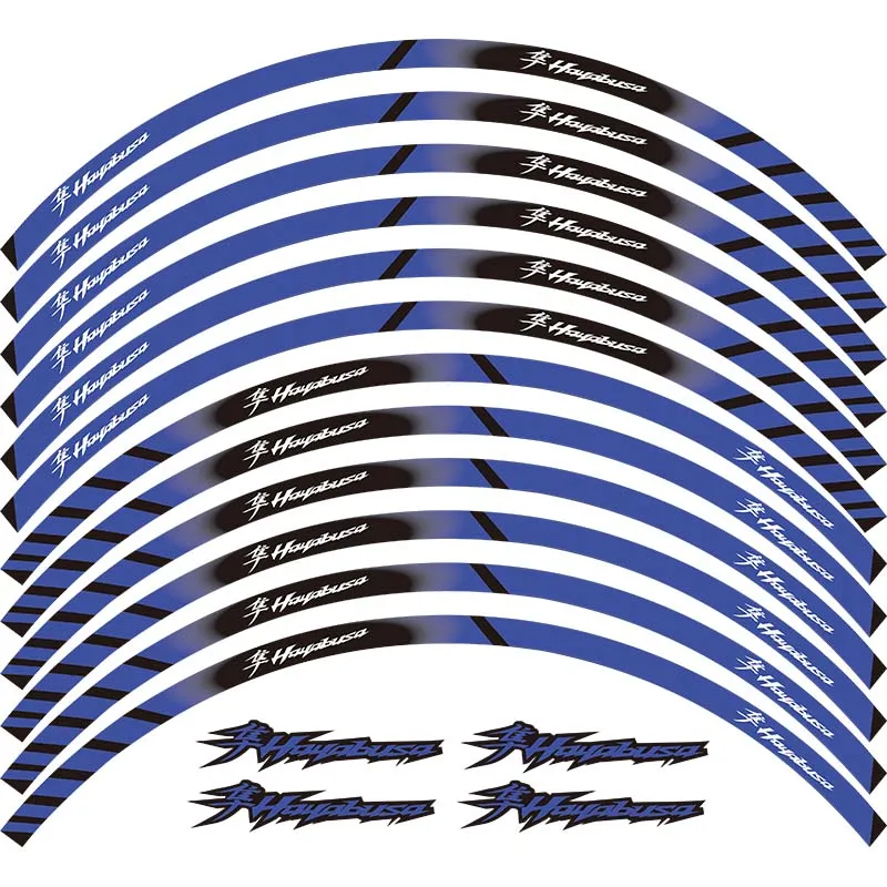 Высокое качество колеса мотоцикла наклейка светоотражающая обод велосипед подходит для SUZUKI Hayabusa GSXR1300 GSX1300R GSXR1300R