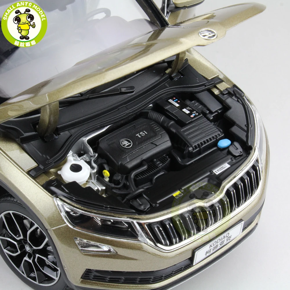 1/18 Skoda KODIAQ SUV литая модель металлическая модель автомобиля SUV Подарочная коллекция хобби золото