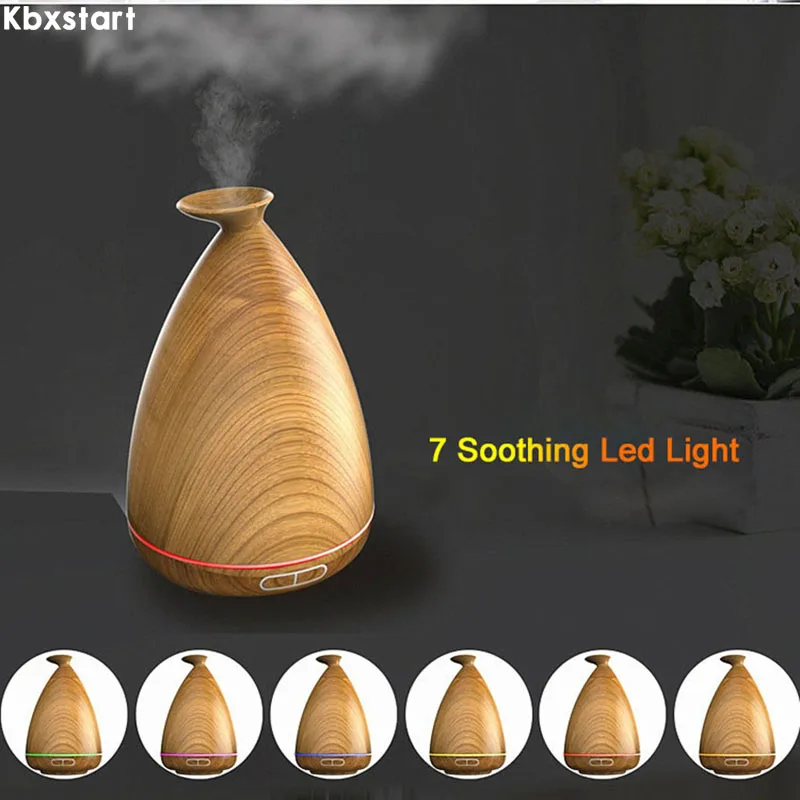 

Kbxstart Air Humidifier Aromatherapy Essential Oil Diffuser Ultrasonic Cool Mist Maker Air Purifier with 7 Light Color Changes