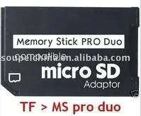 L карта памяти адаптер Micro SD к memory Stick Pro Duo адаптер для psp olny адаптер, нет с MB