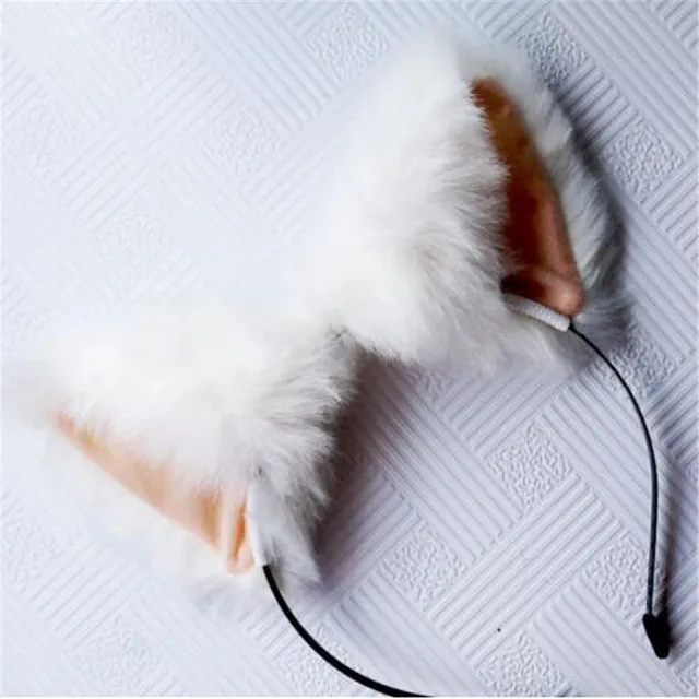 Fur Cat Ears Headband 1