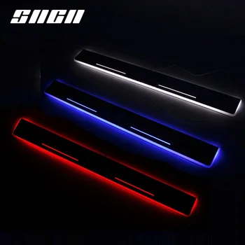 

SNCN Trim Pedal LED Car Light Door Sill Scuff Plate Pathway Dynamic Streamer Welcome Lamp For Infiniti FX30 FX50 F35 FX37 2013